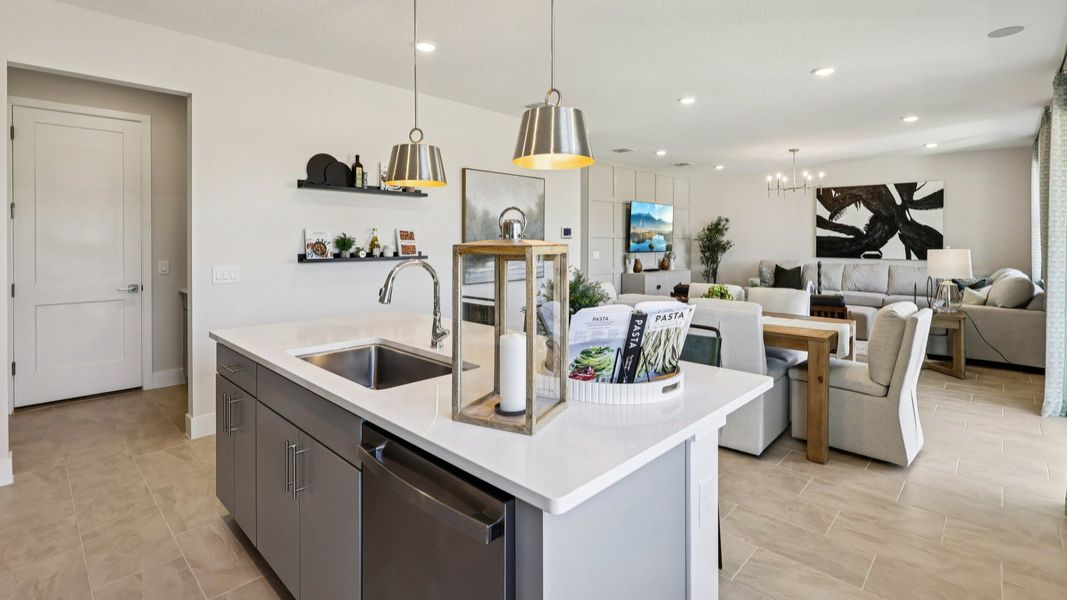 The Mangrove Model Floorplan Kitchen by DRB Homes