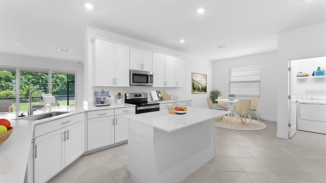 Furnished interior view inside a new home in Lennar at Turnleaf, Punta Gorda (Image 11).