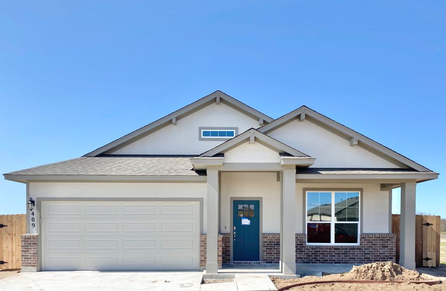 Representative exterior photo of a completed home built from the Tyler II by Steve Klein Custom Builder in TerraVista, Victoria, TX (Image 6). Representative exterior photo of a completed home built from the Tyler II by Steve Klein Custom Builder in TerraVista, Victoria, TX (Image 6).