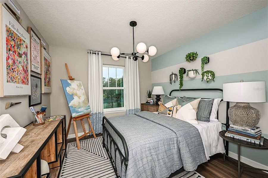 Furnished interior view inside a new home in Towns at Riverwalk: Lake Monroe TH, Sanford (Image 19). Furnished interior view inside a new home in Towns at Riverwalk: Lake Monroe TH, Sanford (Image 19).