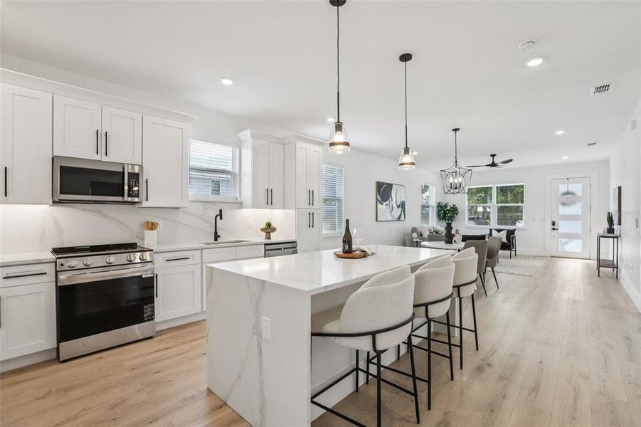 Furnished interior view inside a new home in , Tampa (Image 8).