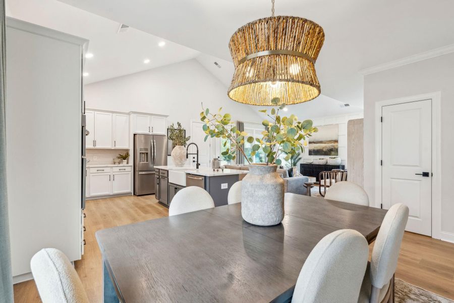 Furnished interior view inside a new home in Sweetgrass Station, Summerville (Image 18). Furnished interior view inside a new home in Sweetgrass Station, Summerville (Image 18).