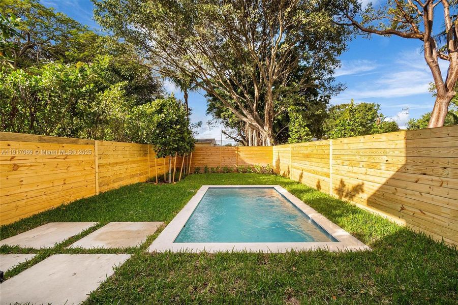Exterior details and patio area of a home in , Miami (Image 28). Exterior details and patio area of a home in , Miami (Image 28).