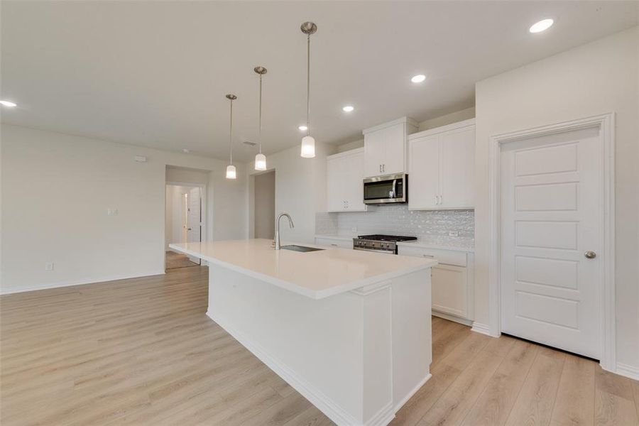 Furnished interior view inside a new home in Spiritas Ranch, Little Elm (Image 9).