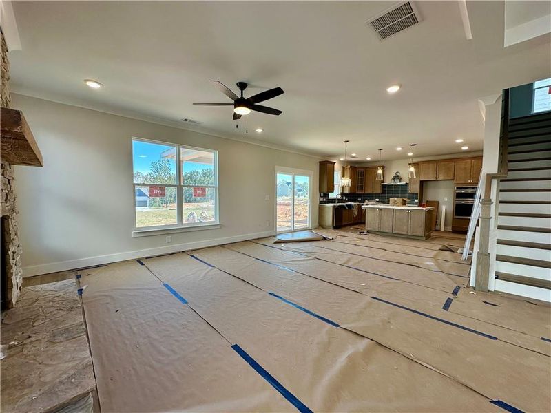 In-progress construction of a new home in Twin Lakes, Hoschton, GA (Image 17).