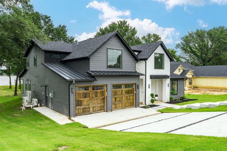 Front exterior of a new home in , Mabank, TX, highlighting curb appeal (Image 24). Front exterior of a new home in , Mabank, TX, highlighting curb appeal (Image 24).