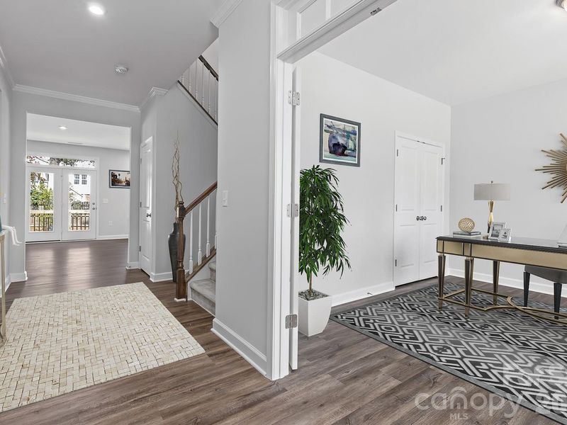 Furnished interior view inside a new home in Enclave at Belmont, Belmont (Image 13).