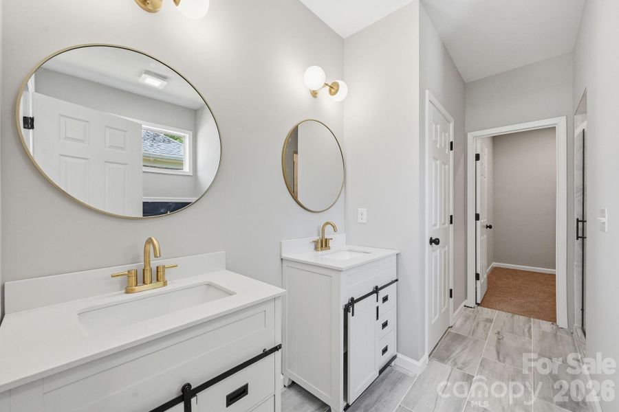 Furnished interior view inside a new home in , York (Image 10).