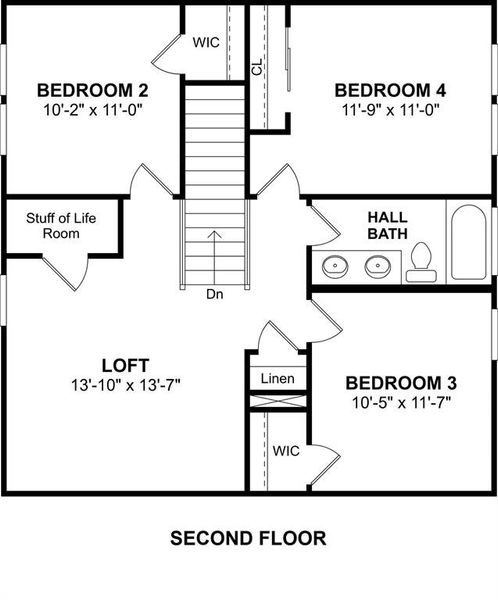 2D floor plan layout of this home in Heath Golf & Yacht Villas, Heath, TX (Image 4). 2D floor plan layout of this home in Heath Golf & Yacht Villas, Heath, TX (Image 4).