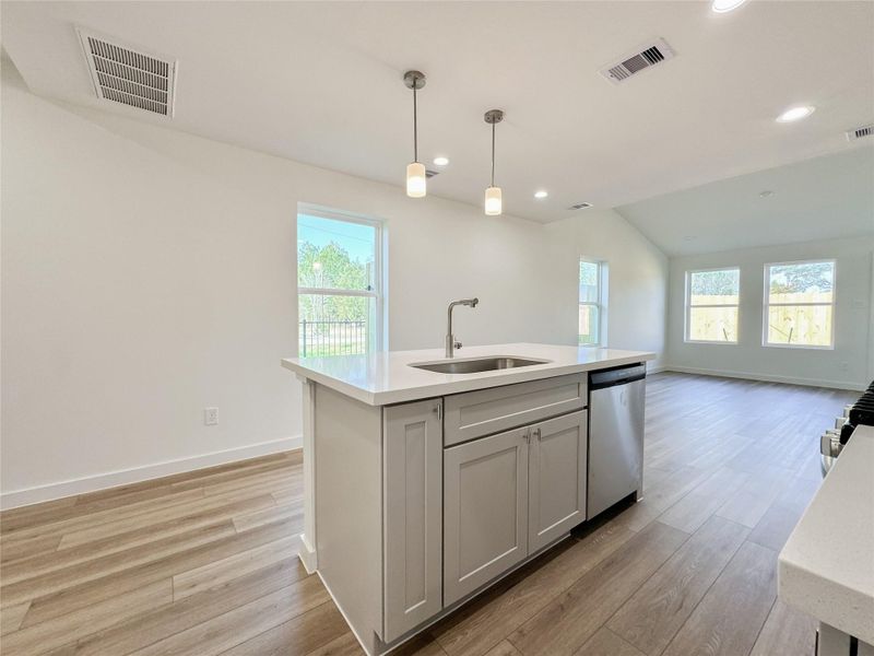 Furnished interior view inside a new home in , Conroe (Image 18).
