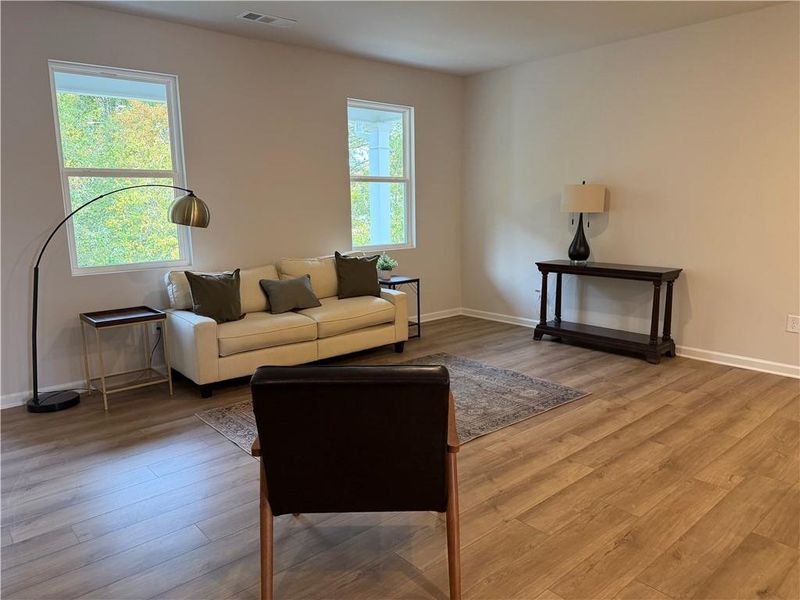 Furnished interior view inside a new home in Villages at Cedar Hill, Dallas (Image 11).