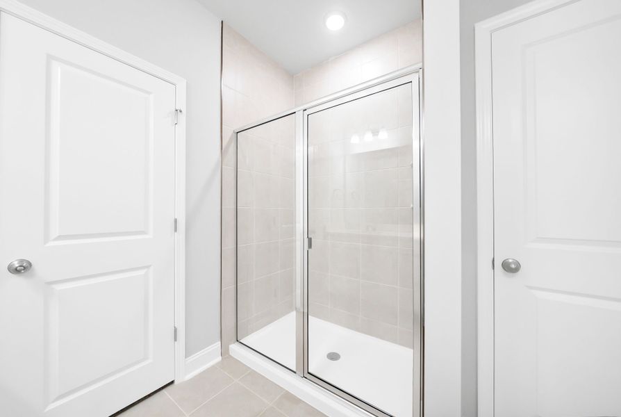 Furnished interior view inside a new home in Monroe Preserve, Chapin (Image 11).
