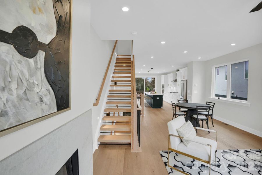 Furnished interior view inside a new home in , Charlotte (Image 16).