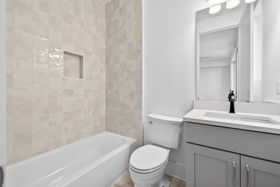 Furnished interior view inside a new home in , Decatur (Image 9).