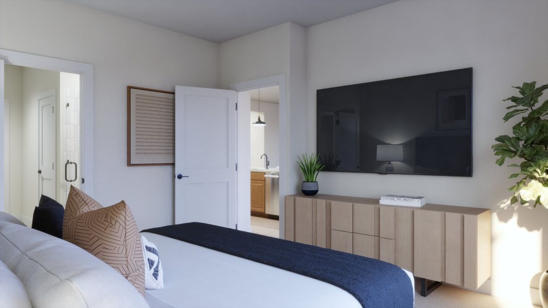 Representative furnished interior of a home built from the 4011 by Risewell Homes in Parkton Square, Kyle (Image 11).