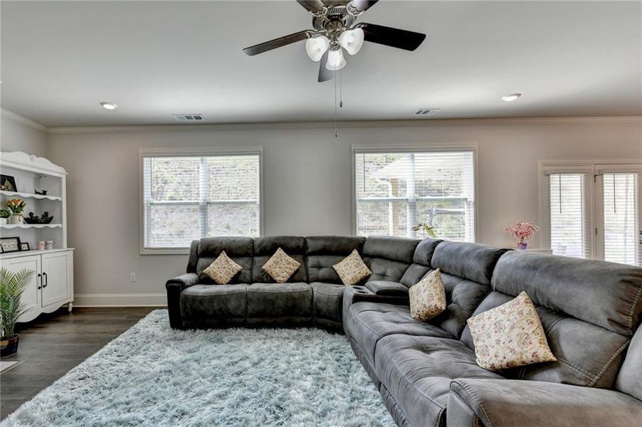 Furnished interior view inside a new home in , Cumming (Image 57). Furnished interior view inside a new home in , Cumming (Image 57).