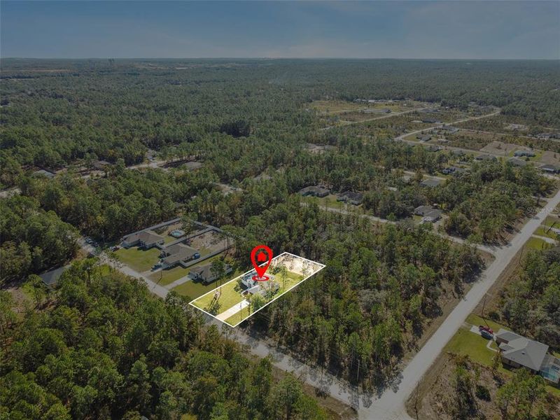 Front exterior of a new home in , Weeki Wachee, FL, highlighting curb appeal (Image 29). Front exterior of a new home in , Weeki Wachee, FL, highlighting curb appeal (Image 29).