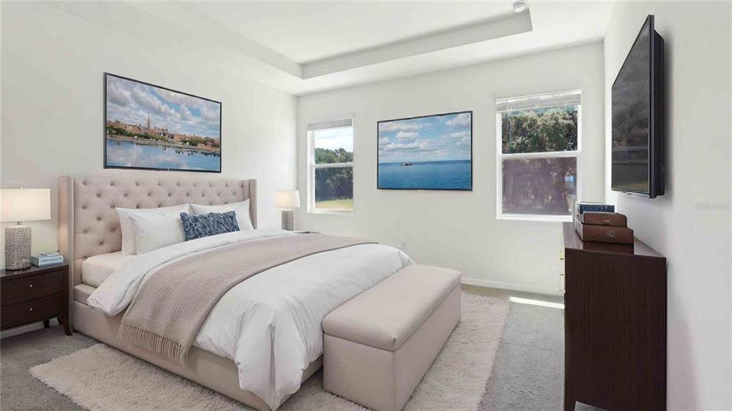 Furnished interior view inside a new home in Briarwood, Alachua (Image 8). Furnished interior view inside a new home in Briarwood, Alachua (Image 8).