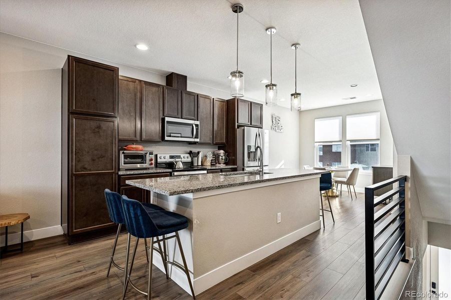 Furnished interior view inside a new home in , Denver (Image 13).
