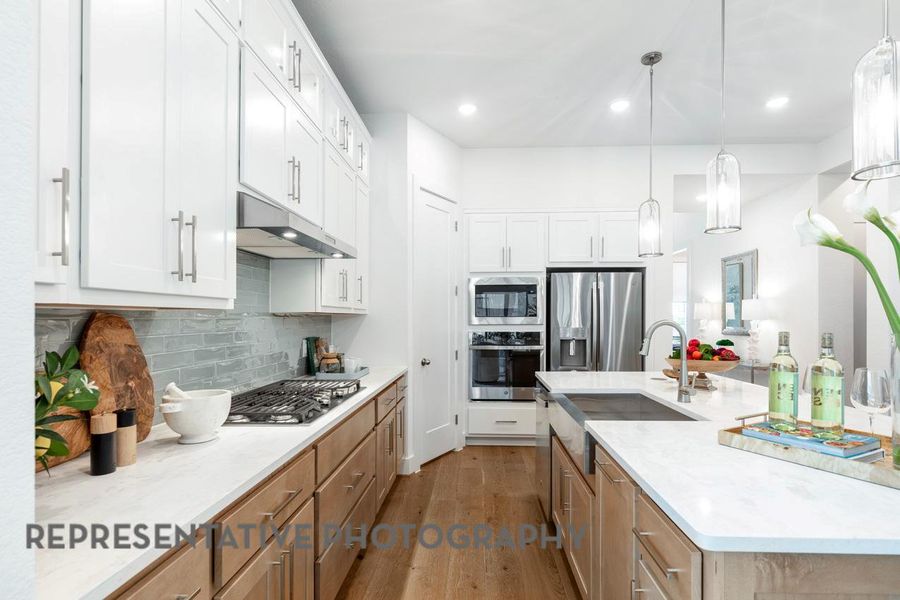 Furnished interior view inside a new home in , Lago Vista (Image 3).