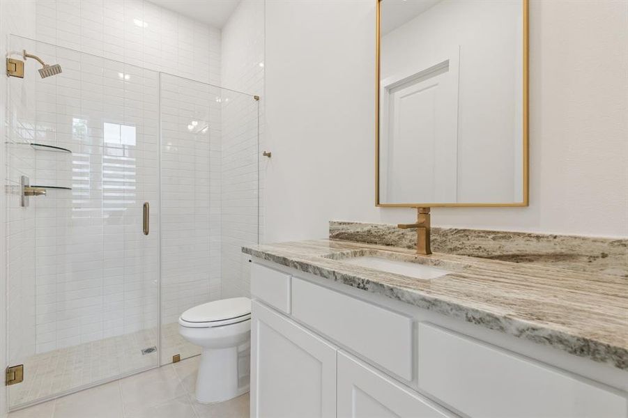 Furnished interior view inside a new home in Windsong Ranch 71' Series, Prosper (Image 24).