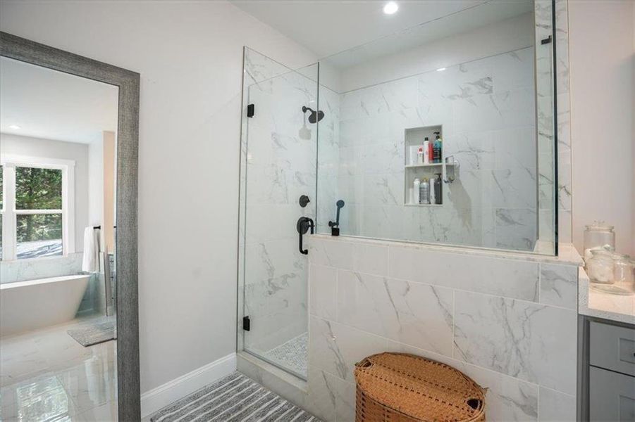 Furnished interior view inside a new home in , Acworth (Image 49).