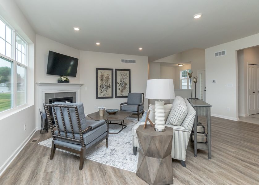 Furnished interior view inside a new home in Mystic Ridge, Whitmore Lake (Image 19).