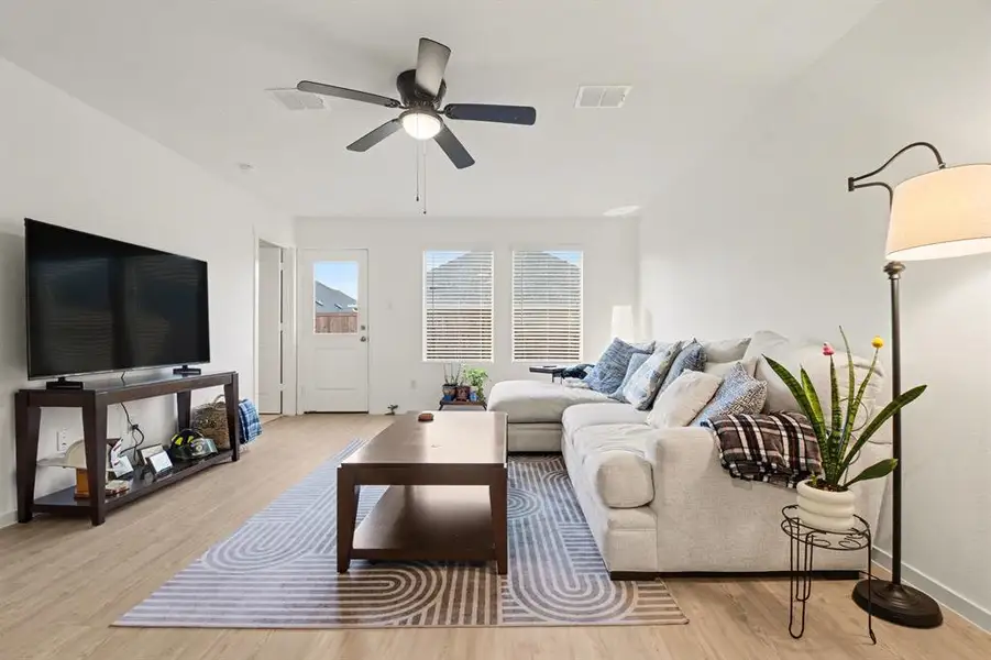 Furnished interior view inside a new home in Mobberly Farms, Pilot Point (Image 4).