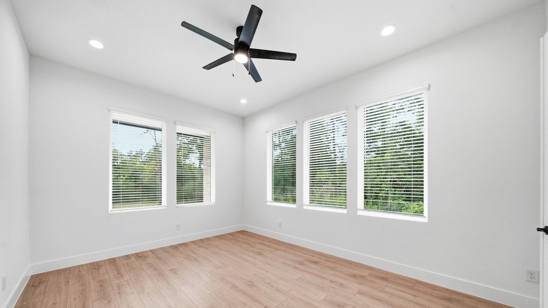 Representative unfurnished interior of a home built from the Capri by D.R. Horton in Butlers Bend Estates, Pinehurst (Image 18).