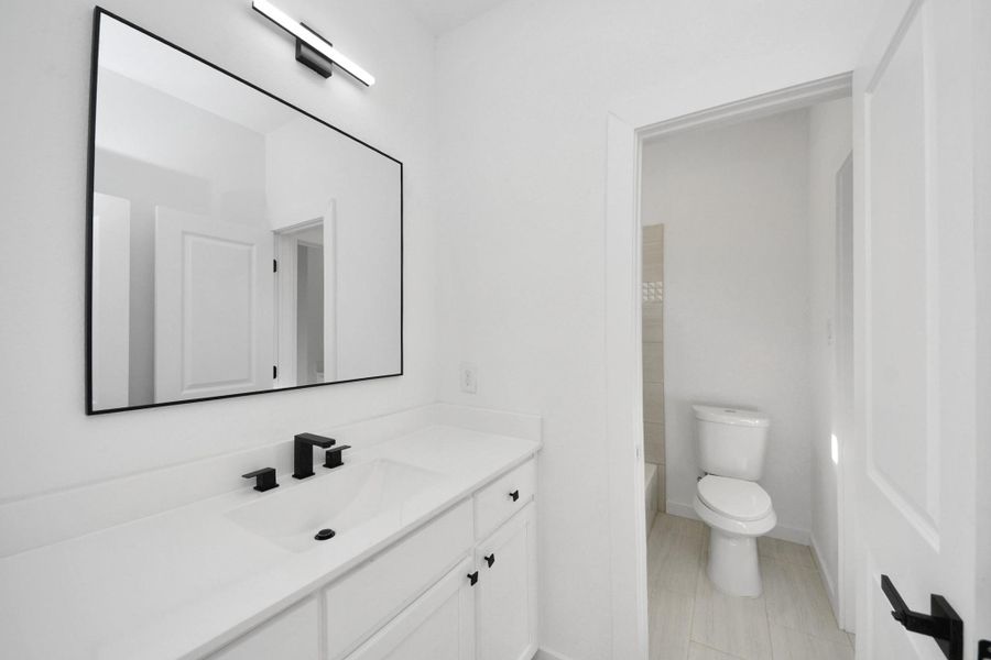 Furnished interior view inside a new home in , Houston (Image 31).