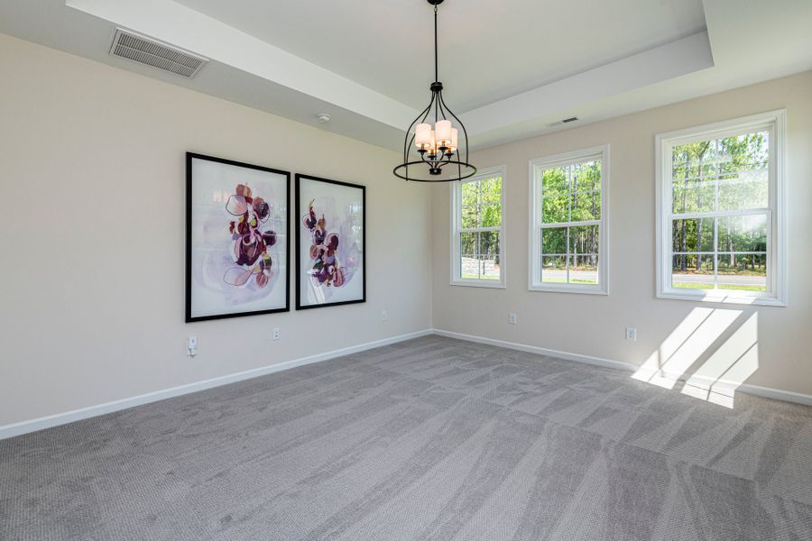 Representative unfurnished interior of a home built from the Winston by McKee Homes in Coventry Woods, Fayetteville (Image 22).