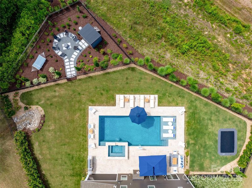 Front exterior of a new home in , Indian Trail, NC, highlighting curb appeal (Image 19).