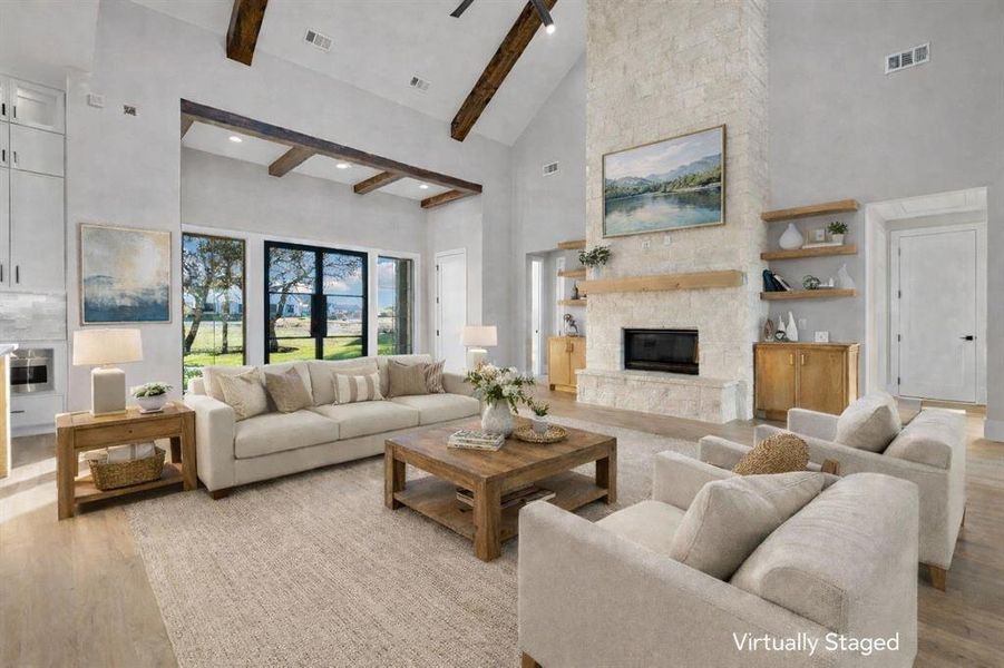 Furnished interior view inside a new home in , Weatherford (Image 5).