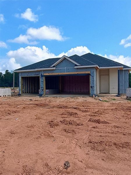 In-progress construction of a new home in Enclave at Willis, Willis, TX (Image 19).