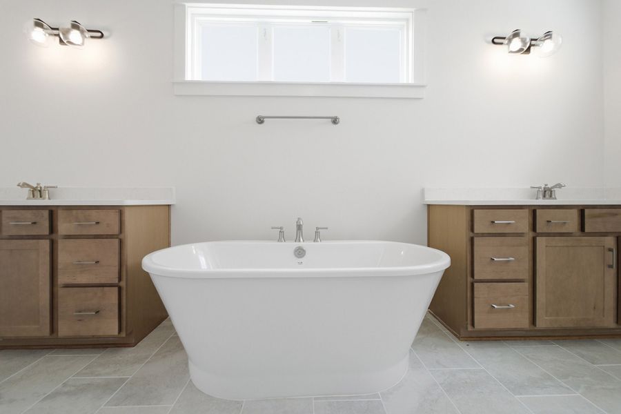 Furnished interior view inside a new home in Aden Woods, Fairview (Image 14).