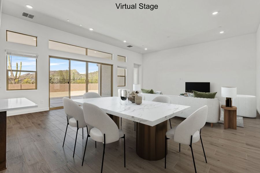 Furnished interior view inside a new home in Saguaro Reserve II, Marana (Image 6).