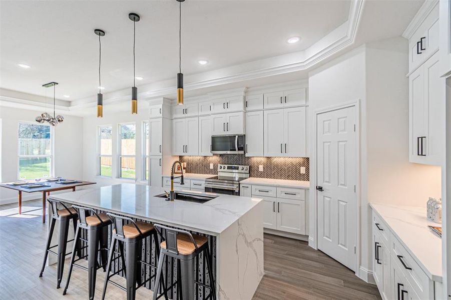 Furnished interior view inside a new home in , Granbury (Image 16).