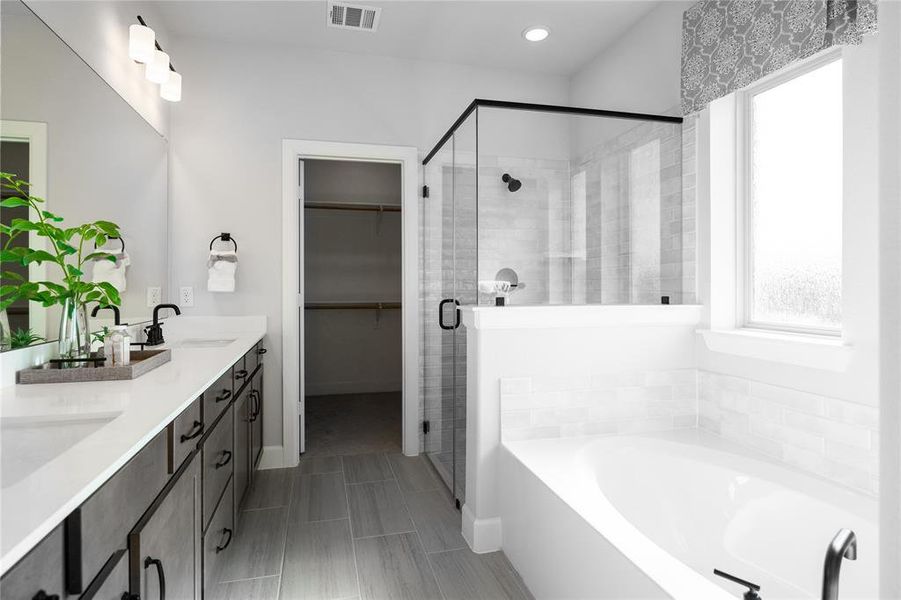 Beazer Homes Wildflower Ranch Brenham Floorplan. This is not a photo of the actual home, but is a photo of the Brenham floorplan.