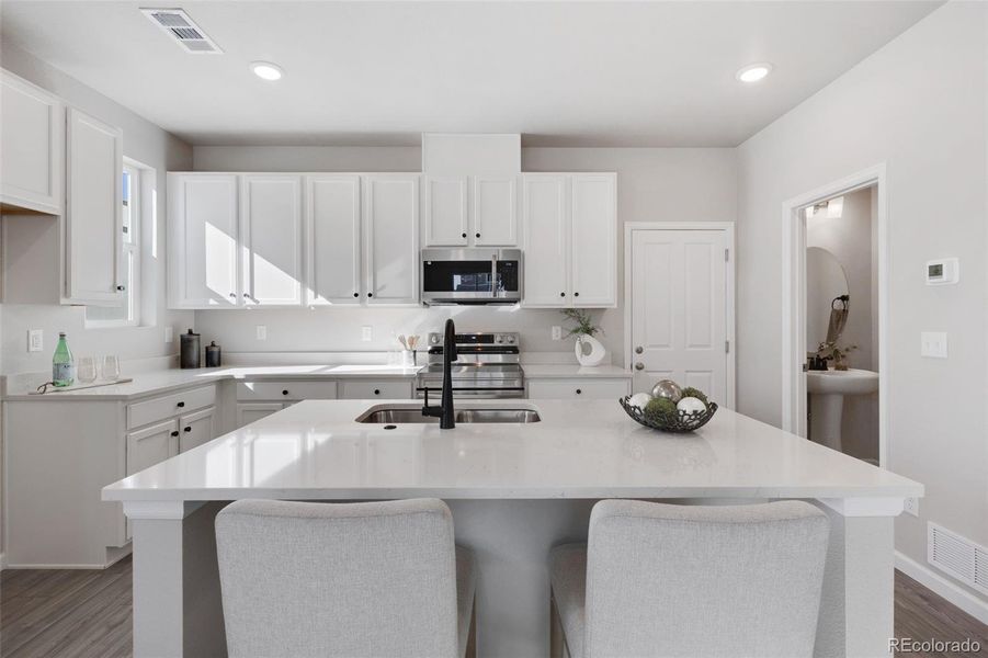 Furnished interior view inside a new home in , Longmont (Image 29). Furnished interior view inside a new home in , Longmont (Image 29).