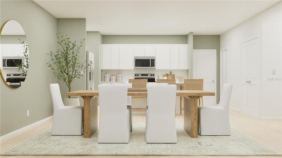 Furnished interior view inside a new home in , St. Cloud (Image 3).