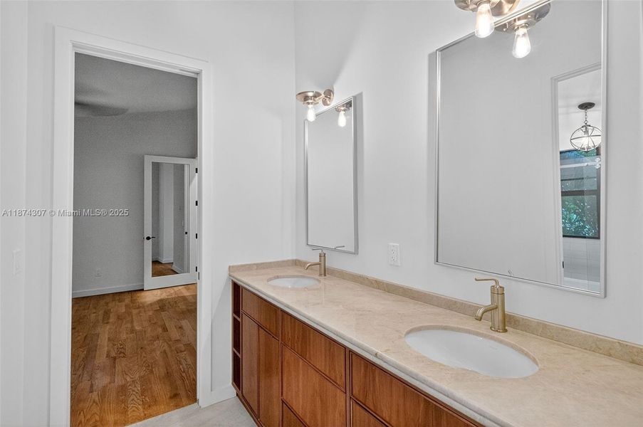 Furnished interior view inside a new home in , Miami (Image 10).