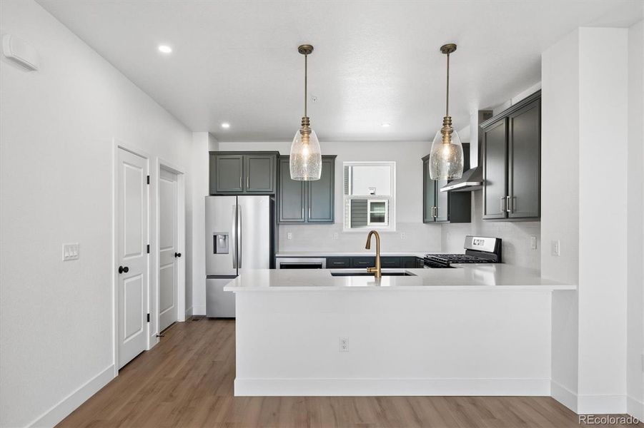 Furnished interior view inside a new home in , Denver (Image 6).