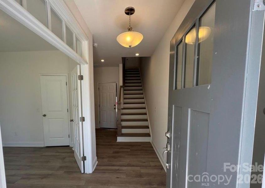Spacious, unfurnished interior of a new home in Alexander Providence Townhomes, Charlotte (Image 17). Spacious, unfurnished interior of a new home in Alexander Providence Townhomes, Charlotte (Image 17).