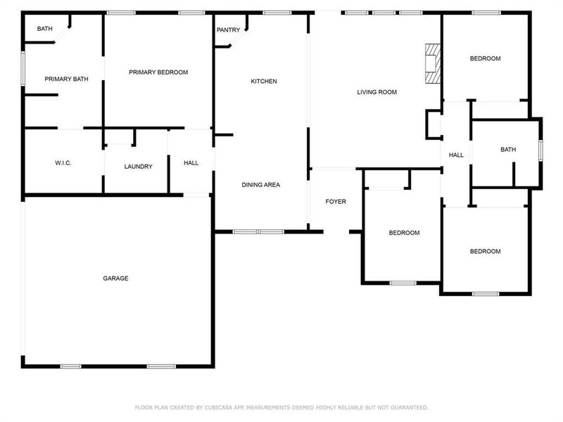 2D floor plan layout of this home in , Tuscola, TX (Image 3).