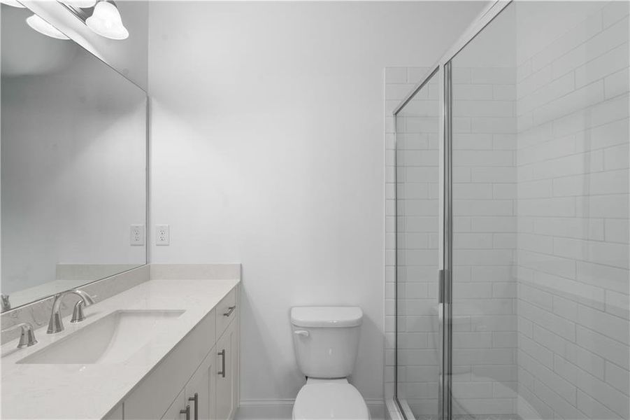 Furnished interior view inside a new home in Evanshire Townhomes, Duluth (Image 6).