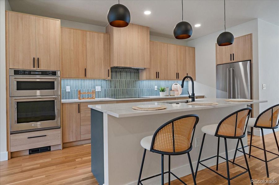 Furnished interior view inside a new home in , Denver (Image 9).