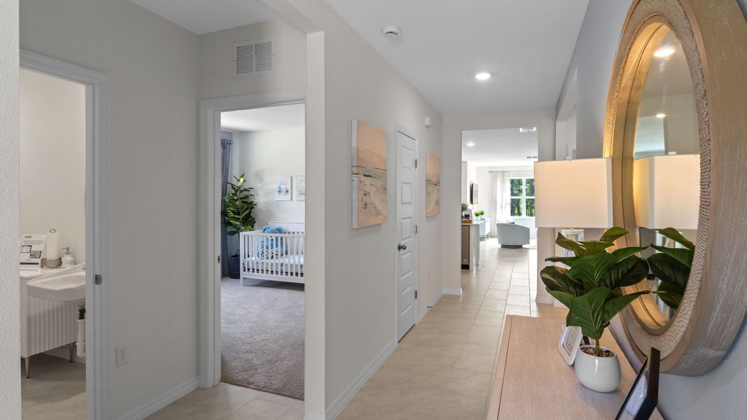 Furnished interior view inside a new home in Sun N Lake, Sebring (Image 6).
