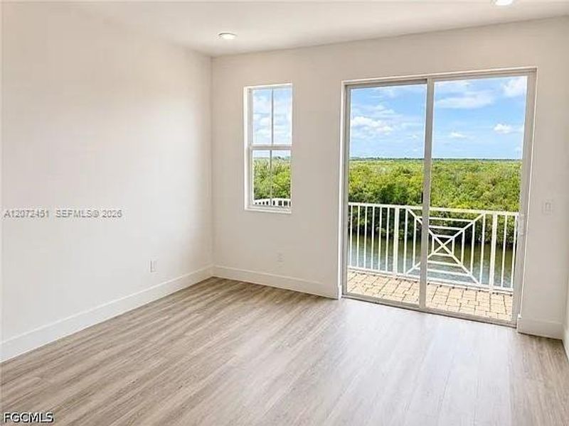 Spacious, unfurnished interior of a new home in , Cape Coral (Image 13). Spacious, unfurnished interior of a new home in , Cape Coral (Image 13).