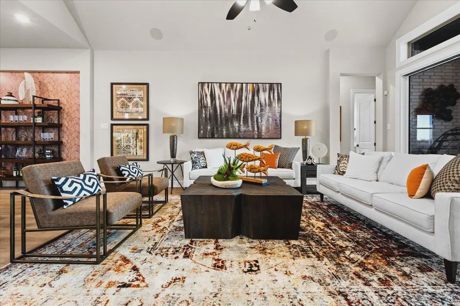 Furnished interior view inside a new home in Canyon Falls, Northlake (Image 13). Furnished interior view inside a new home in Canyon Falls, Northlake (Image 13).