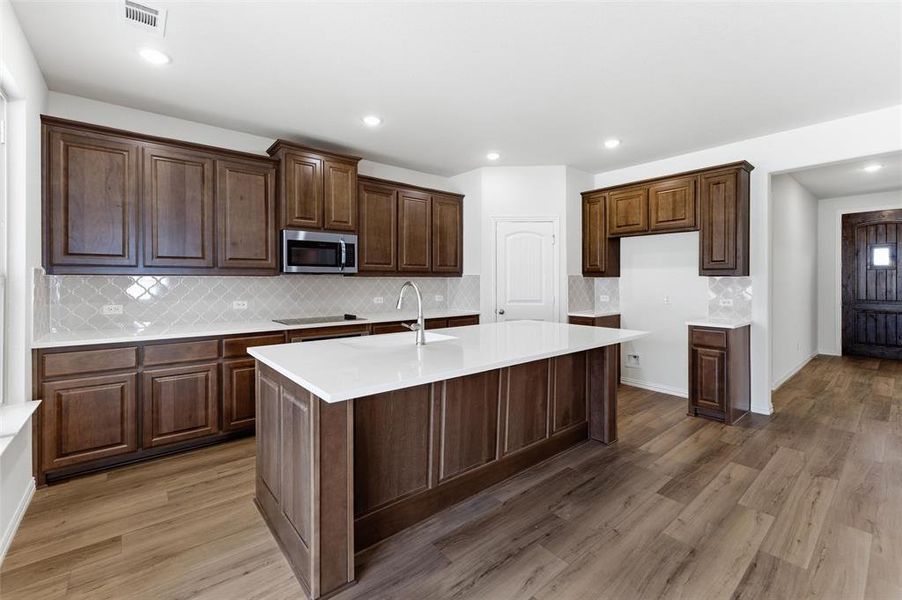 Furnished interior view inside a new home in Oak Grove Addition, Springtown (Image 9).